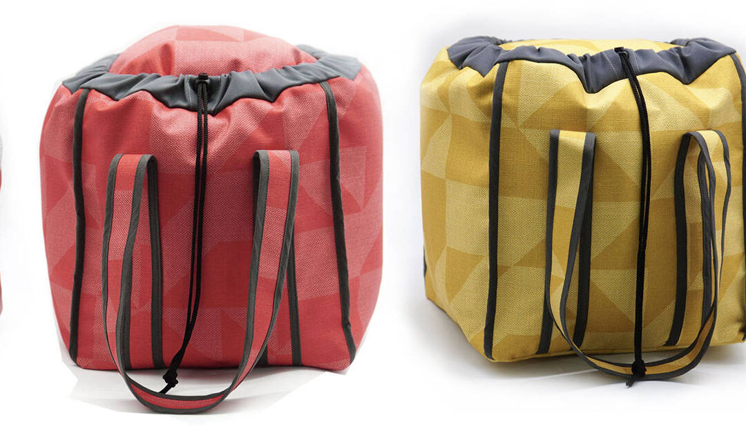 Image of Sew Fab Thermal Cooking bags in a row.