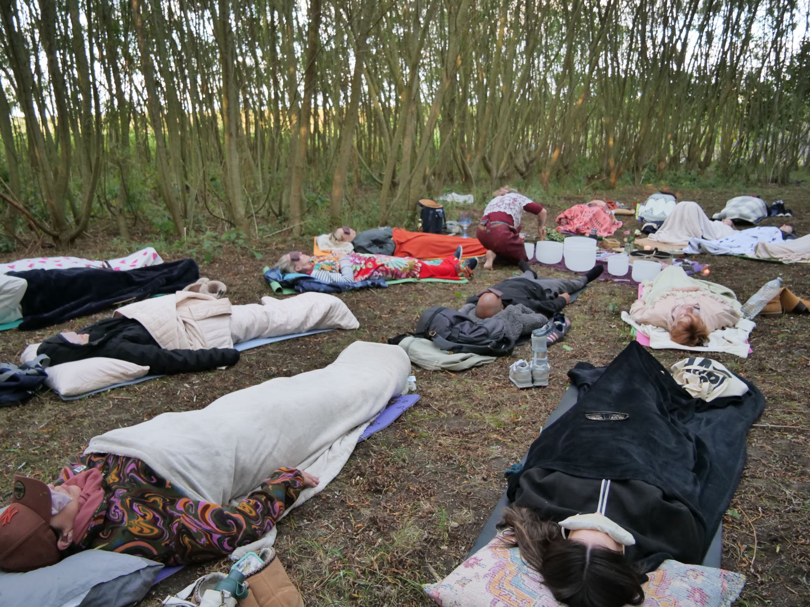 Image of a soundbath in the Willow Grove